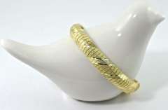 Textured 14K Flex Bangle