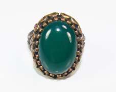 Exquisite Sophisticated Large GEM 925 S Gents Ring