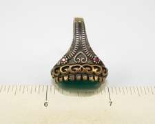 Exquisite Sophisticated Large GEM 925 S Gents Ring