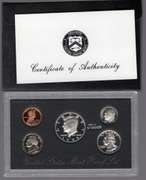 1995 Silver US Proof Set with Box and Papers