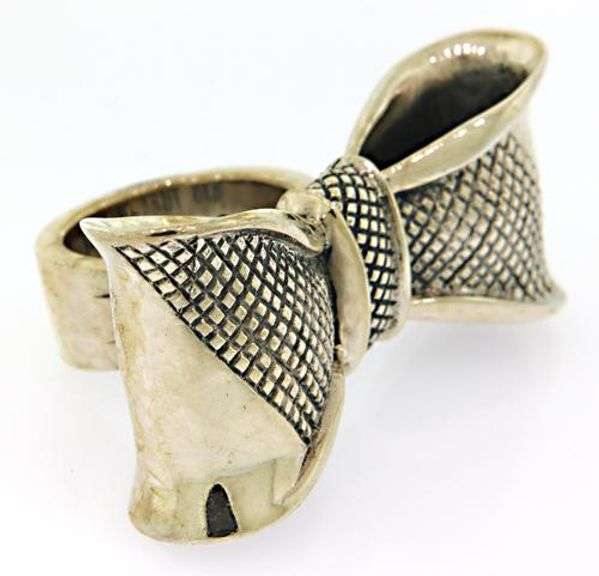 Trendy 2 Tone King Baby Bow Ring