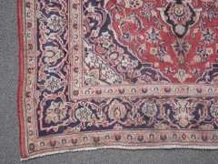 Spectacular Semi Antique Persian Kashan 4.10x8.0