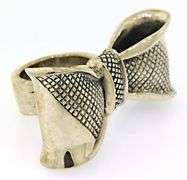 Trendy 2 Tone King Baby Bow Ring