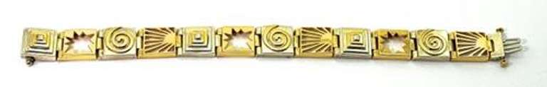 Artsy 14K & Sterling Bracelet