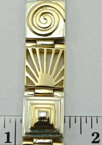 Artsy 14K & Sterling Bracelet