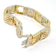 Artsy 14K & Sterling Bracelet