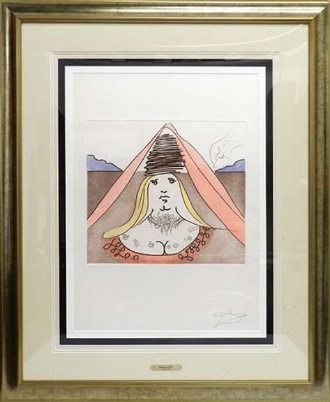 Salvador Dali Hand Signed Lithograph