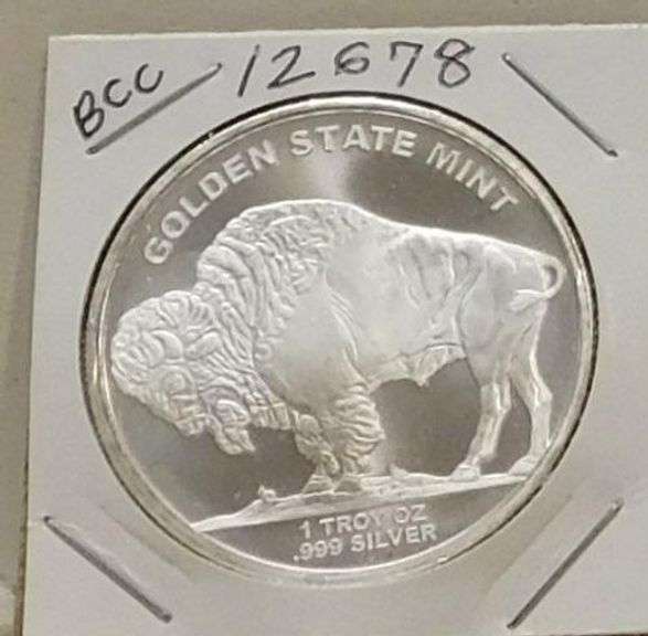 One Ounce PROOF Silver Round - Buffalo / Indian