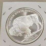 One Ounce PROOF Silver Round - Indian/Buffalo