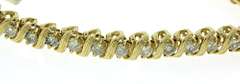 Gorgeous Diamond S Link Tennis Bracelet