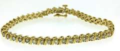 Gorgeous Diamond S Link Tennis Bracelet