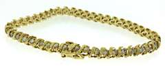 Gorgeous Diamond S Link Tennis Bracelet