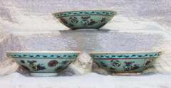 Antique Porcelain Bowls - Set of 3