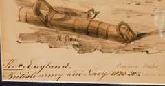 M Gauci , Common sailor, hand colored engraving