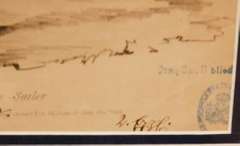M Gauci , Common sailor, hand colored engraving