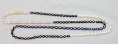 Patchwork Pearl 52-inch Necklace