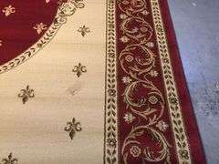 Classic French Fluer De Lys Design Rug 8x10