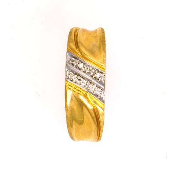 Fancy Diamond Band in Gold, Size 6.75
