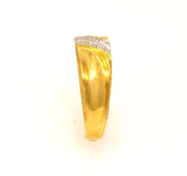 Fancy Diamond Band in Gold, Size 6.75