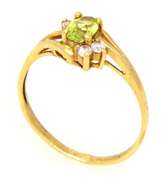 Peridot Ring in Gold, Size 8.5