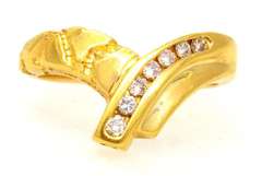 Unique Diamond Ring in Gold, Size 6