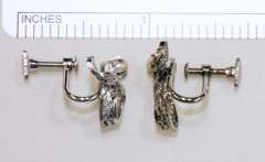 Vintage Sterling Silver & Cultured Pearl Earrings