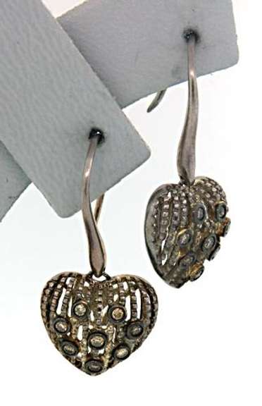 Le Vian Heart Shaped Earrings with Diamonds