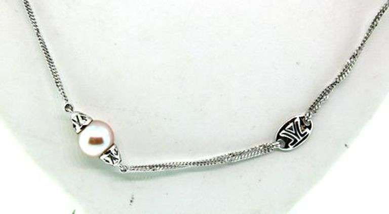 Le Vian Beaded Necklace in Sterling Silver
