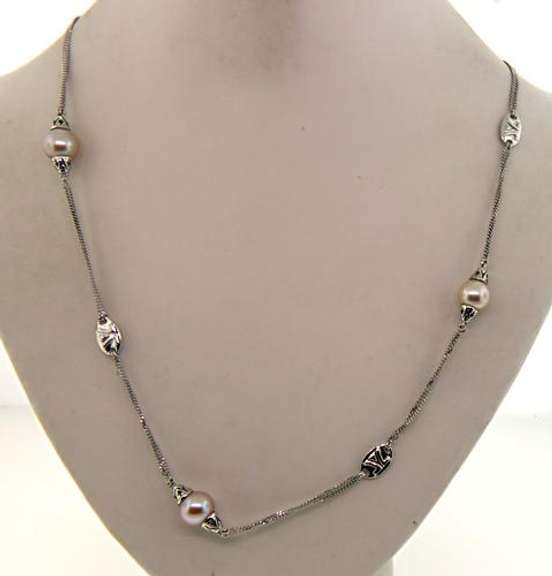 Le Vian Beaded Necklace in Sterling Silver