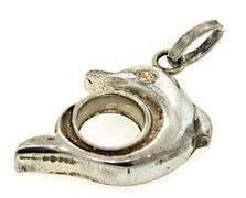 Le Vian Sterling Silver Dolphin Pendant