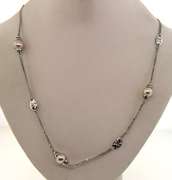 Le Vian Beaded Necklace in Sterling Silver