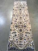 Vintage Reproduction Medallion Design 8ft Runner