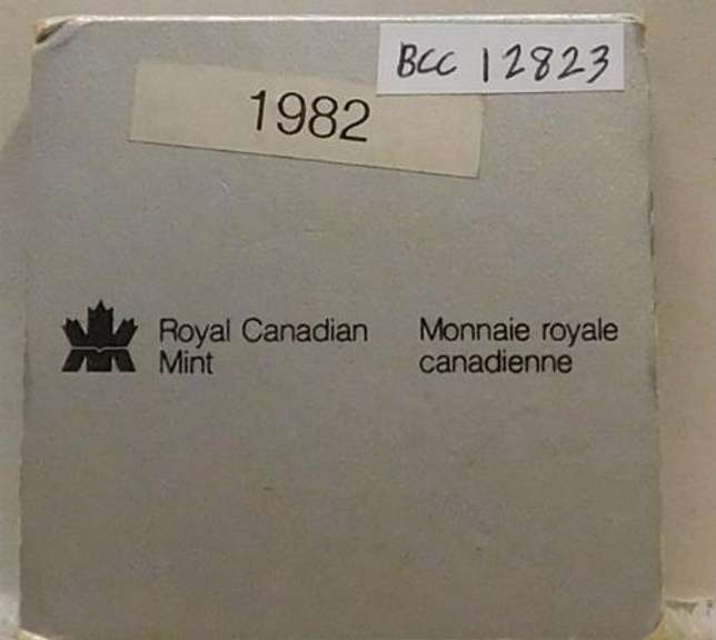 1982 Canada PROOF Silver (50%) Dollar - Regina