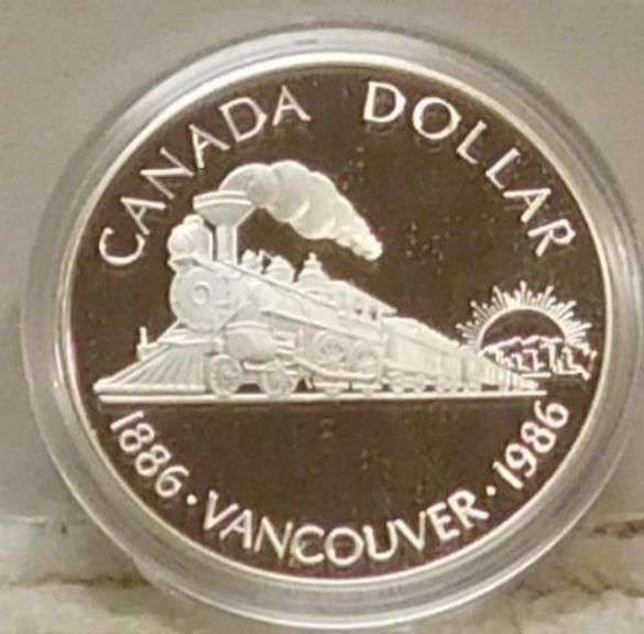 1986 Canada PROOF Silver (50%) Dollar - Vancouver