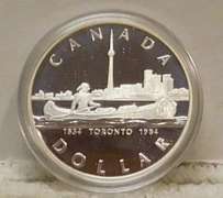 1984 Canada PROOF Silver (50%) Dollar - Toronto