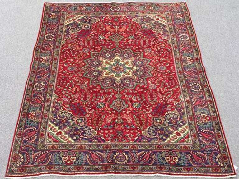 Simply Gorgeous Authentic Handmade Vintage Persian Tehran