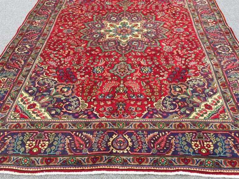 Simply Gorgeous Authentic Handmade Vintage Persian Tehran