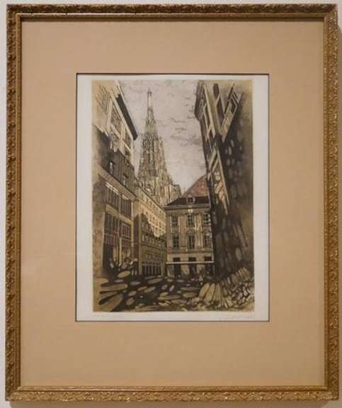 Etching on paper Vienna School