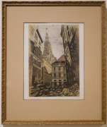 Etching on paper Vienna School