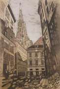 Etching on paper Vienna School