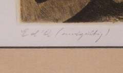 Etching on paper Vienna School
