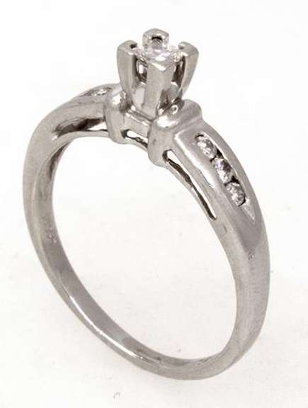 Diamond Ring in Platinum, Size 6.25