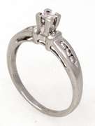 Diamond Ring in Platinum, Size 6.25