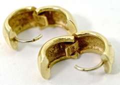 Always Popular 14K Huggie Earrings
