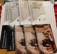 9 sets: Presidential Dols Proof Sets: 2007, 8, 10 to 16
