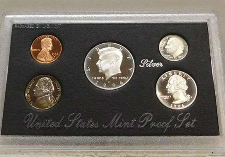 1996 Silver PROOF Set, Government Packaging