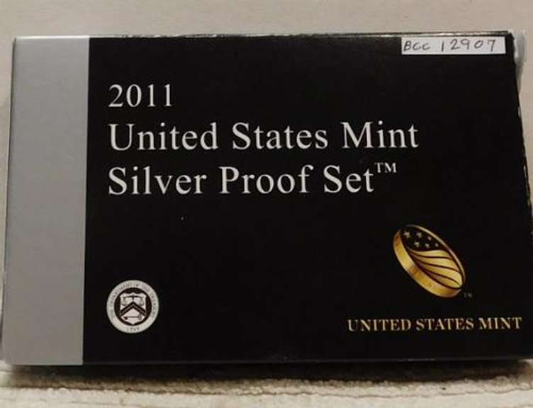2011 Silver PROOF Set, w/Sil Qtrs & Pres Dols