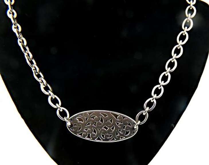 Lois Hill Silver Scroll Pendant