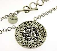 Sterling Silver Disk Pendant