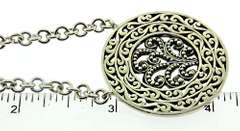 Sterling Silver Disk Pendant